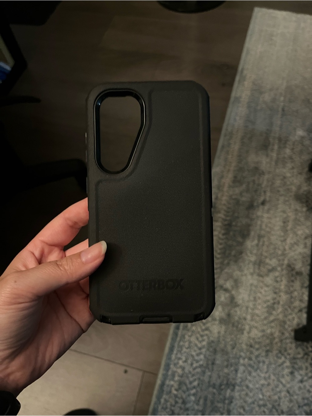 Samsung S24 OtterBox Black Rugged Protective Phone Case